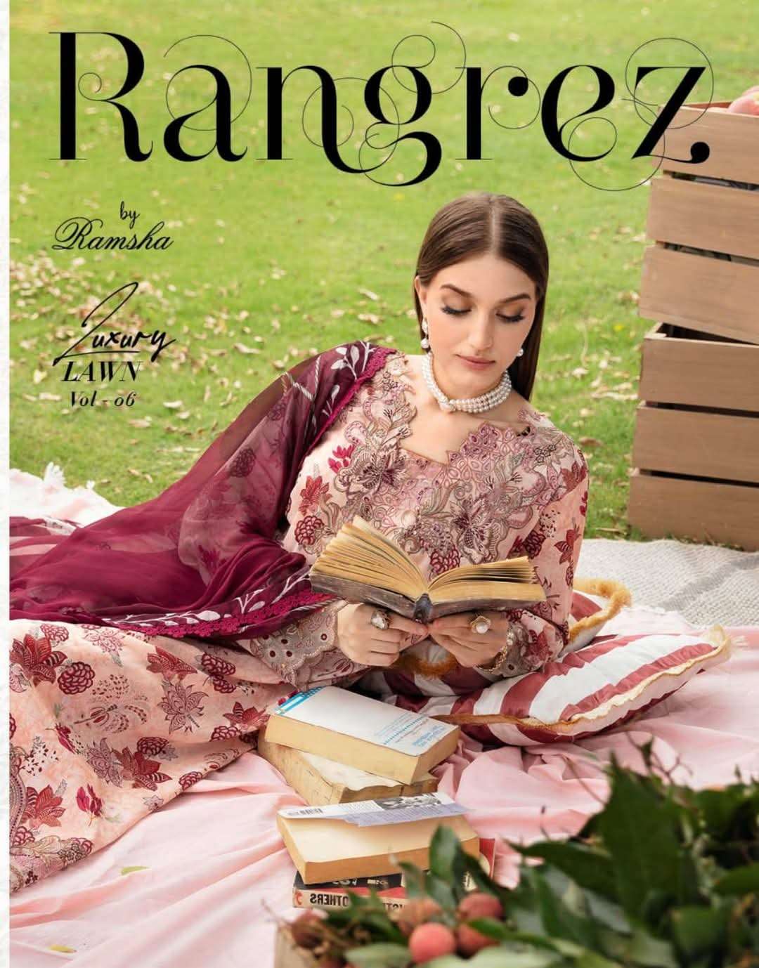 RANGREZ LUXURY LAWN VOL 6 BY RAMSHA